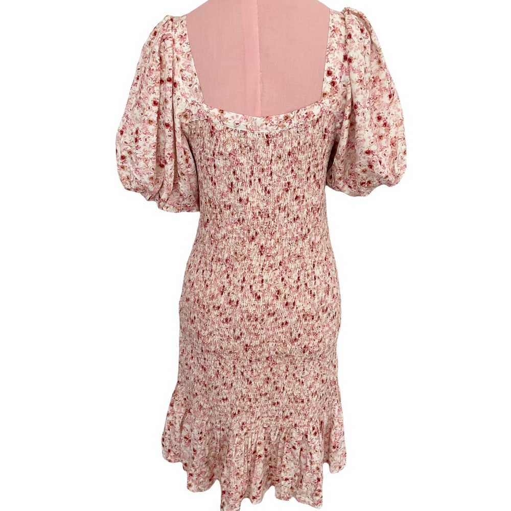 Anthropologie Another Love Smocked Floral Mini Dress NWT - Picture 8 of 14